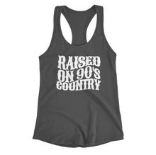 Load image into Gallery viewer, WEEK 44: &quot;Raised on 90&#39;s Country&quot; Men&#39;s/ Women&#39;s Crewneck Graphic T-Shirt/ Women&#39;s Racerback Tank Top
