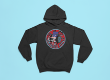 Load image into Gallery viewer, KKREW.ORG &quot;Wheel Get You There&quot; Graphic Pullover Hoodie With Pocket Cotton/Poly Blend
