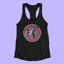Load image into Gallery viewer, KKREW.ORG &quot;Wheel Get You There&quot; Women&#39;s Graphic Racerback Tank Top Cotton/Poly Blend
