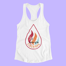 Load image into Gallery viewer, &quot;Ladies of the Firebirds&quot; Women&#39;s Graphic Racerback Tank Top Cotton/Poly Blend
