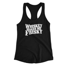 Load image into Gallery viewer, WEEK 35: &quot;Whiskey Makes Me Frisky&quot; Men&#39;s/ Women&#39;s Crewneck Graphic T-Shirt/ Women&#39;s Racerback Tank Top
