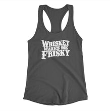 Load image into Gallery viewer, WEEK 35: &quot;Whiskey Makes Me Frisky&quot; Men&#39;s/ Women&#39;s Crewneck Graphic T-Shirt/ Women&#39;s Racerback Tank Top
