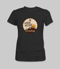 Load image into Gallery viewer, &quot;Hike More Worry Less&quot; Crewneck Graphic T-shirt
