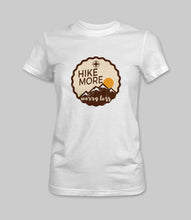 Load image into Gallery viewer, &quot;Hike More Worry Less&quot; Crewneck Graphic T-shirt
