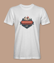 Load image into Gallery viewer, &quot;Adventure Is Always Worthwhile&quot; Crewneck Graphic T-Shirt
