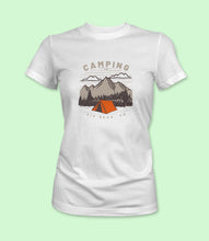 Load image into Gallery viewer, &quot;Camping In Big Bear, CA&quot; Crewneck Graphic T-Shirt
