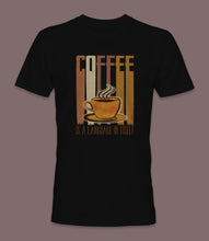 Load image into Gallery viewer, &quot;Coffee Is A Language In Itself&quot; Crewneck Graphic T-Shirt
