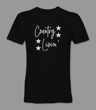 Load image into Gallery viewer, &quot;Country Livin&#39;&quot; Crewneck Graphic T-Shirt

