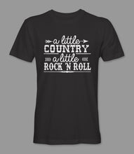 Load image into Gallery viewer, &quot;A Little Country a Little Rock &#39;n Roll&quot; Crewneck Graphic T-Shirt
