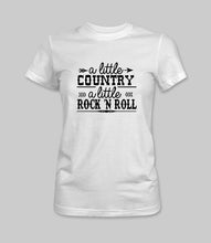 Load image into Gallery viewer, &quot;A Little Country a Little Rock &#39;n Roll&quot; Crewneck Graphic T-Shirt
