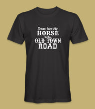 Load image into Gallery viewer, &quot;Gonna Take My Horse To The Old Town Road&quot; Crewneck Graphic T-Shirt
