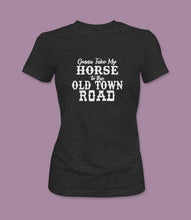 Load image into Gallery viewer, &quot;Gonna Take My Horse To The Old Town Road&quot; Crewneck Graphic T-Shirt
