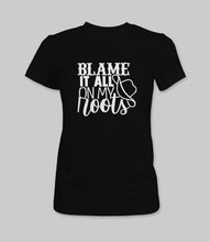 Load image into Gallery viewer, &quot;Blame It All On My Roots&quot; (Cowboy Hat Edition) Crewneck Graphic T-Shirt
