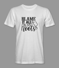 Load image into Gallery viewer, &quot;Blame It All On My Roots&quot; (Cowboy Hat Edition) Crewneck Graphic T-Shirt
