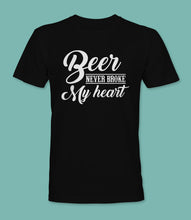 Load image into Gallery viewer, &quot;Beer Never Broke My Heart&quot; Crewneck Graphic T-Shirt
