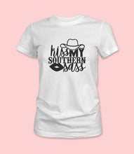 Load image into Gallery viewer, &quot;Kiss My Southern Sass&quot; Crewneck Graphic T-Shirt
