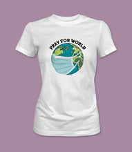 Load image into Gallery viewer, &quot;Pray For World&quot; Crewneck Graphic T-Shirt
