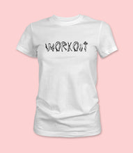 Load image into Gallery viewer, &quot;WORKOUT&quot; Crewneck Graphic T-Shirt
