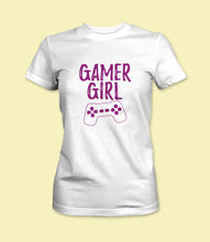 Load image into Gallery viewer, &quot;Gamer Girl&quot; Crewneck Graphic T-Shirt
