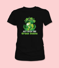 Load image into Gallery viewer, &quot;Get Into The Green Scene&quot; Crewneck Graphic T-Shirt

