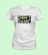 Load image into Gallery viewer, &quot;Don&#39;t Panic&quot; Crewneck Graphic T-Shirt
