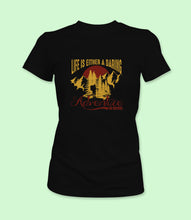 Load image into Gallery viewer, &quot;Life Is Either A Daring Adventure Or Nothing&quot; Crewneck Graphic T-Shirt
