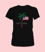 Load image into Gallery viewer, &quot;FREEDOM.&quot; Crewneck Graphic T-Shirt
