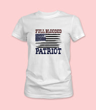 Load image into Gallery viewer, &quot;Full-Blooded Patriot&quot; Crewneck Graphic T-Shirt
