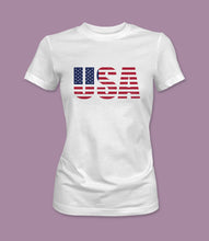 Load image into Gallery viewer, &quot;USA&quot; Crewneck Graphic T-Shirt

