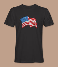Load image into Gallery viewer, American Flag Crewneck Graphic T-Shirt
